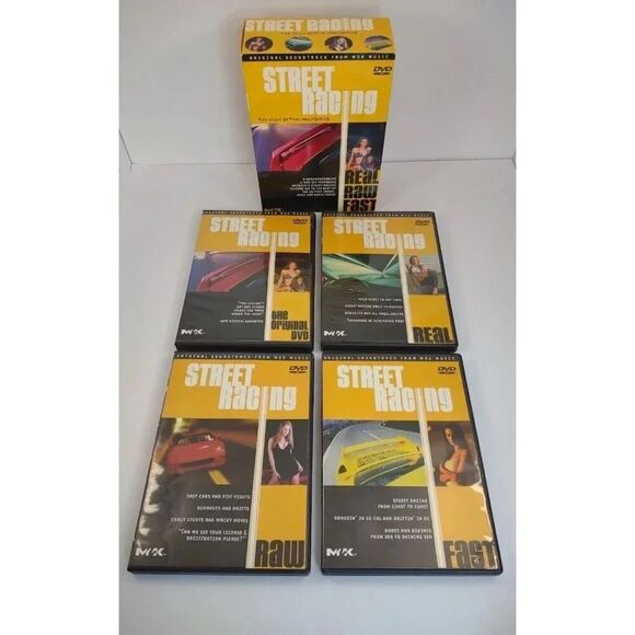 Street Racing: Real, Raw, Fast - Boxed Set (DVD, 2002, 4-Disc Set) - Picture 2 of 16
